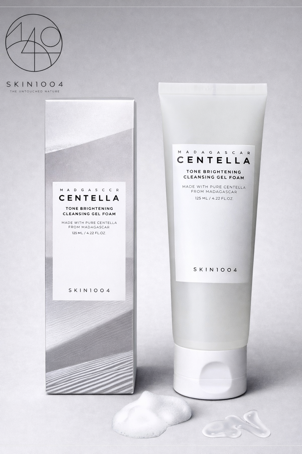 Madagascar Centella Tone Brightening Cleansing Gel Foam 125ml